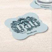 Custom Name Bali Kartonnen Onderzetters (Gekanteld)