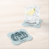 Custom Name Bali Kartonnen Onderzetters (Insitu)