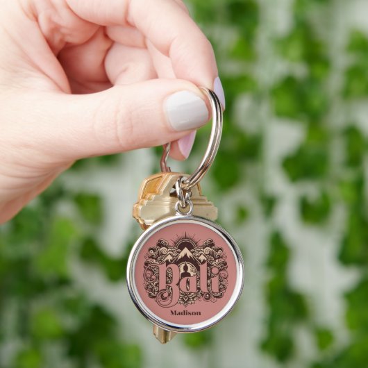 Custom Name Bali Sleutelhanger (Hand)