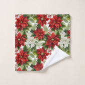 Custom Name Bath Towels Traditional Holiday Gift Bad Handdoek (Wasdoekje)