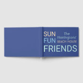 Custom Name Beach House gastenboek (Volledig)