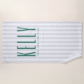 Custom Name Beach Towel - Resort Strandlaken (Voorkant)