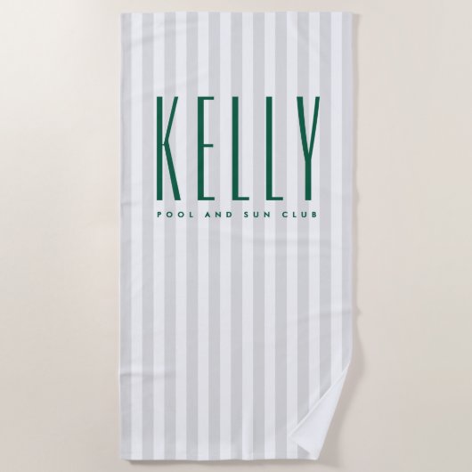 Custom Name Beach Towel - Resort Strandlaken (Voorkant)