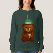Custom Name Bearista | Personalized Barista Bear | Trui (Voorkant)