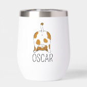 Custom Name Best Cat Dad Personalized Coffee Cup (Achterkant)