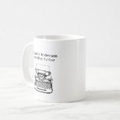 Custom Name Bestselling Author Writer Gift Koffiemok (Voorkant links)
