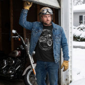 Custom Name Biker Dad Long Sleeve Gift T-shirt