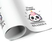 Custom Name Birthday Cadeaupapier (Rol Hoek)