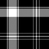 Custom Name Black White Buffalo Plaid Men's Gift Fleece Deken