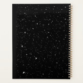 Custom Name Black & White Checkered Planner (Achterkant)