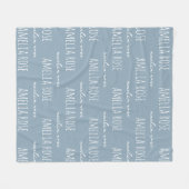 Custom Name Blanket Anniversary Gift for Couples Fleece Deken (Voorkant (Horizontaal))