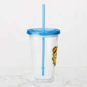 Custom Name Boys Superhero Acryl Drinkbeker (Rechts)