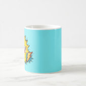 Custom Name Boys Superhero Mug Personalised Koffiemok (Center)