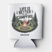 Custom Name Camping Blikjeskoeler (Voorkant)