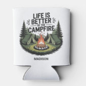 Custom Name Camping Blikjeskoeler (Achterkant)