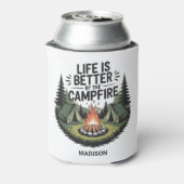 Custom Name Camping Blikjeskoeler (Blikje Achterkant)