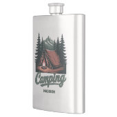 Custom Name Camping Flacon (Links)
