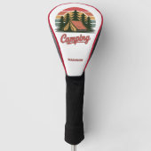 Custom Name Camping Golfheadcover (Voorkant)