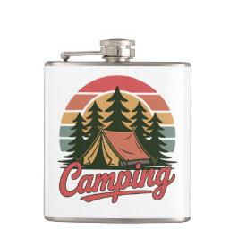 Custom Name Camping Heupfles