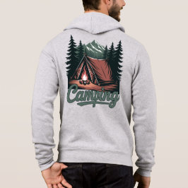Custom Name Camping Hoodie