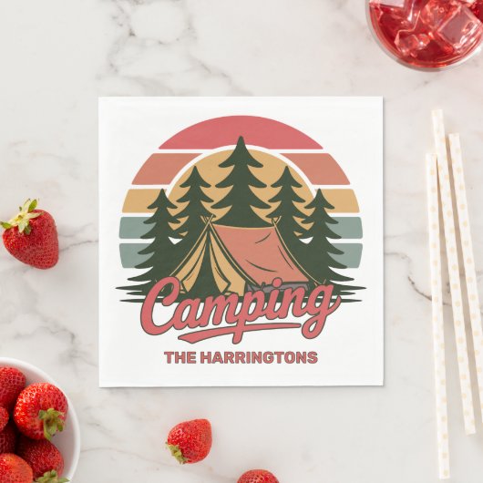 Custom Name Camping Servet (Insitu)