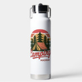 Custom Name Camping Waterfles (Voorkant)
