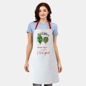Custom Name Cartoon Food Sweet Love Gift Apron Schort (Gedragen)