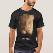 Custom Name Cat T-Shirt (Voorkant)