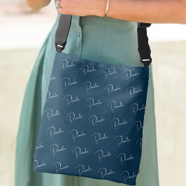 Custom Name Chic Crossbody Tas