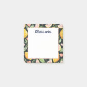 Custom Name Chic Lemon Citrus Fruits Post-it® Notes (Voorkant)