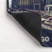 Custom Name Chicago USA Muismat (Hoek)