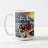 Custom Name Christmas Cabin Mug  Koffiemok (Links)