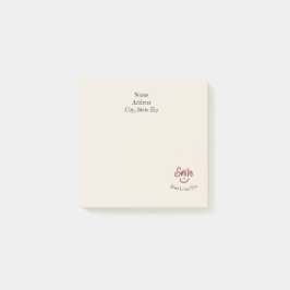 Custom Name Church Office Smile Jesus Loves You Post-it® Notes