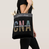 Custom Name CNA Certified Nursing Assistant Tote Bag (Dichtbij)