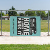 Custom name & color Camper Van Spandoek (Insitu)