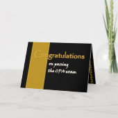 CUSTOM NAME Congratulations - CPA Exam Kaart (Voorkant)