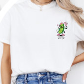 Custom Name Coquette Pickleball Girl  T-Shirt