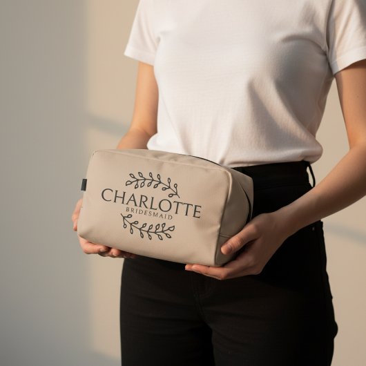 Custom Name Cosmetic Bag for Bachelorette Party Toilettasje