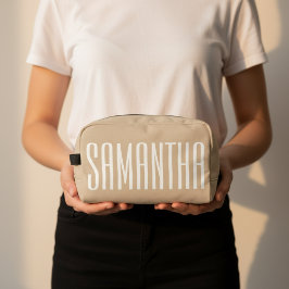 Custom Name Cosmetic Pouch for Women, Bridesmaids Toilettasje