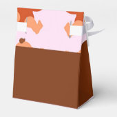 Custom name crying babies on pink bedankdoosjes (Achterkant)