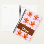 Custom name crying babies on pink planner (Display)