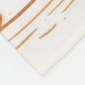 Custom Name Cute Capybara With Sunglasses Kids Fleece Deken (Hoek)