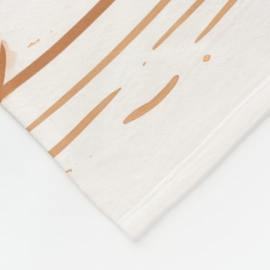 Custom Name Cute Capybara With Sunglasses Kids Fleece Deken (Hoek)