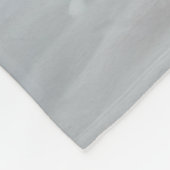 Custom Name Cute Snowman Christmas Fleece Deken (Hoek)