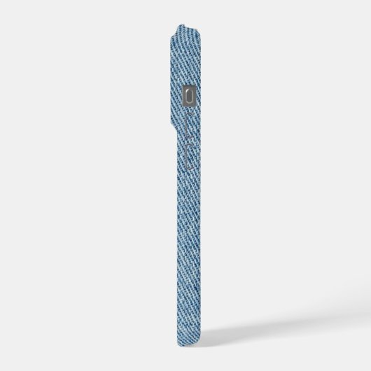 Custom Name Denim Jeans Phone Case iPhone Hoesje (Linkerkant)