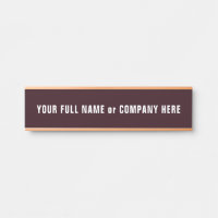 Custom Name Design Uw eigen deur Teken Voorbeeld