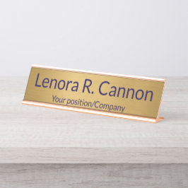 Custom Name Desk Name Plate for Office Decor Bureau Naambordje
