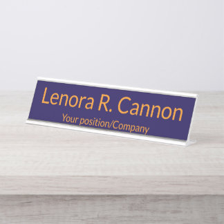 Custom Name Desk Name Plate for Office Decor Bureau Naambordje