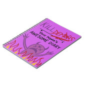 Custom Name Diary – Demon Hunters Notitieboek (Linkerzijde)