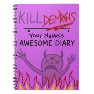 Custom Name Diary – Demon Hunters Notitieboek
